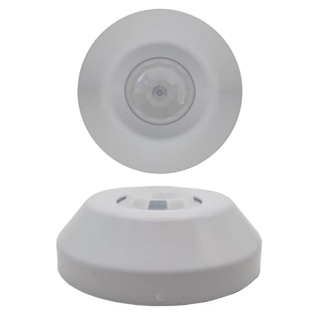 Functional Devices Occupancy/ Vacancy Sensor, Ceiling Mount, PIR/Acoustic LSDUALC2